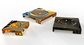 Ashtrays designed by Vladymir Rogov